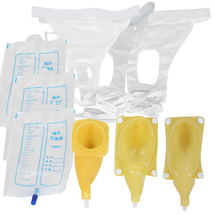 Silicone Mai Tarin Fitsari Bag Manya Masu Fitsarin Jiki Tare da Jakunkunan Catheter na Fitsari ga Tsofaffi Mace Mace Tsohuwar Toilet Pee